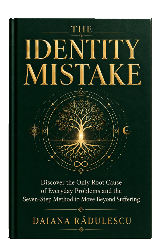 The Identity Mistake by Daiana Rădulescu — hardcover book cover