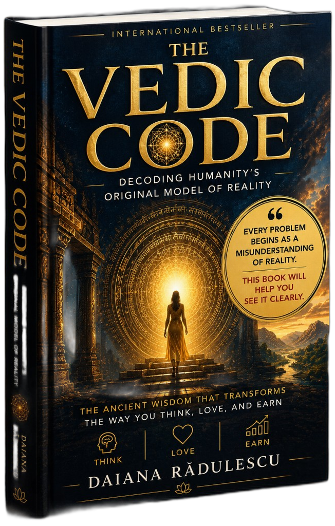 The Vedic Code by Daiana Rădulescu — hardcover book cover