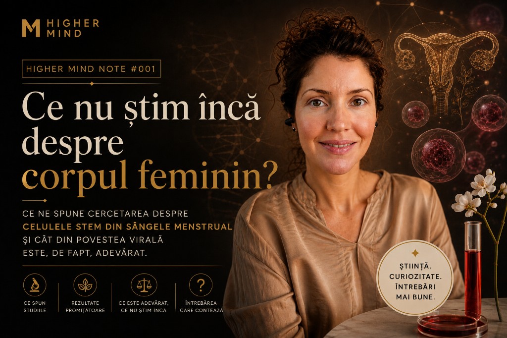 Higher Mind Note #001: Ce nu știm încă despre corpul feminin? — cercetare despre celulele stem din sângele menstrual